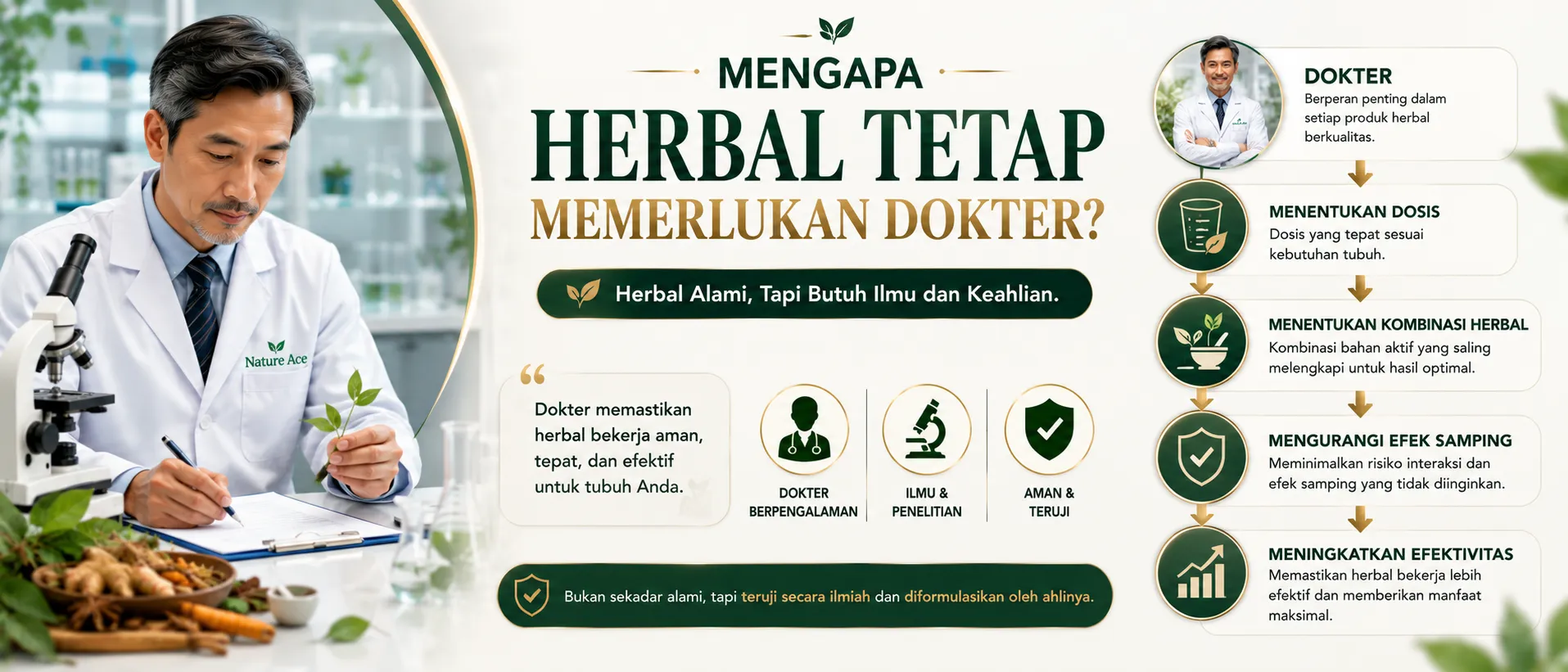 Mengapa Herbal Memerlukan Dokter